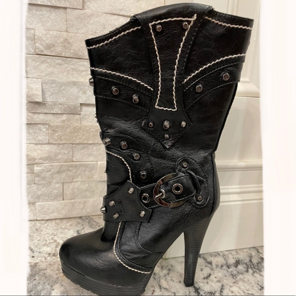 Studded boots